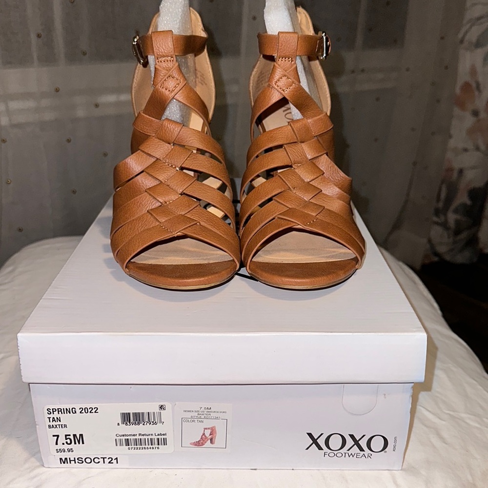 Xoxo Tan Baxter heels